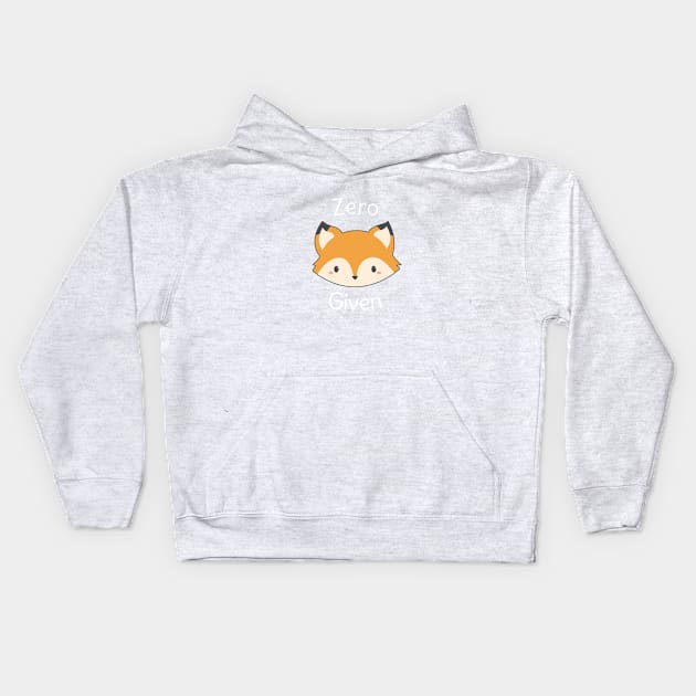 Funny Fox Pun T-Shirt Kids Hoodie by happinessinatee